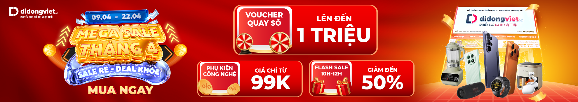 MEGA SALE THÁNG 4