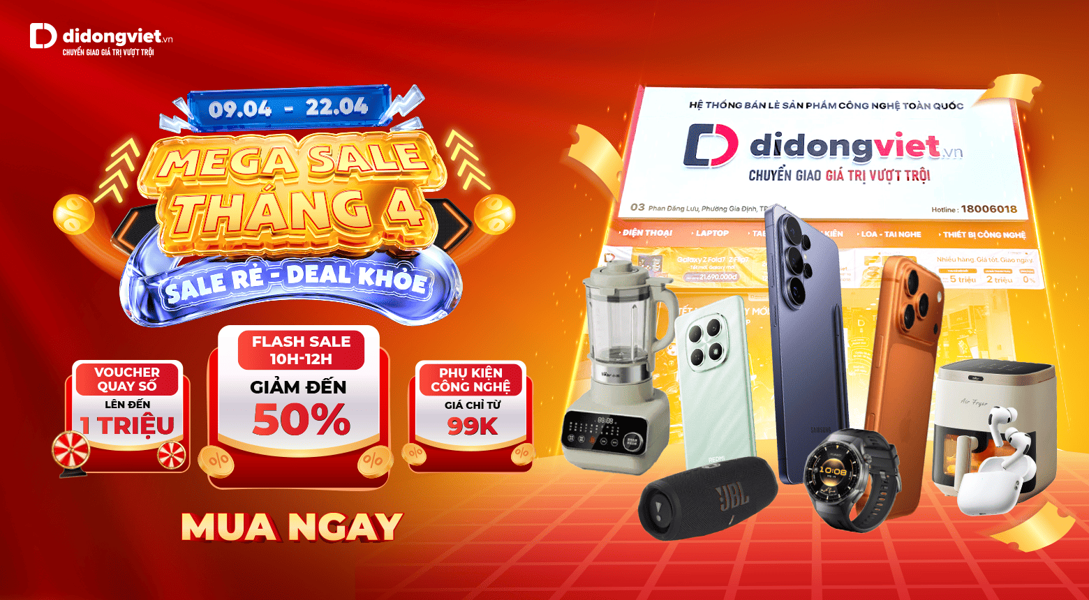 MEGA SALE THÁNG 4