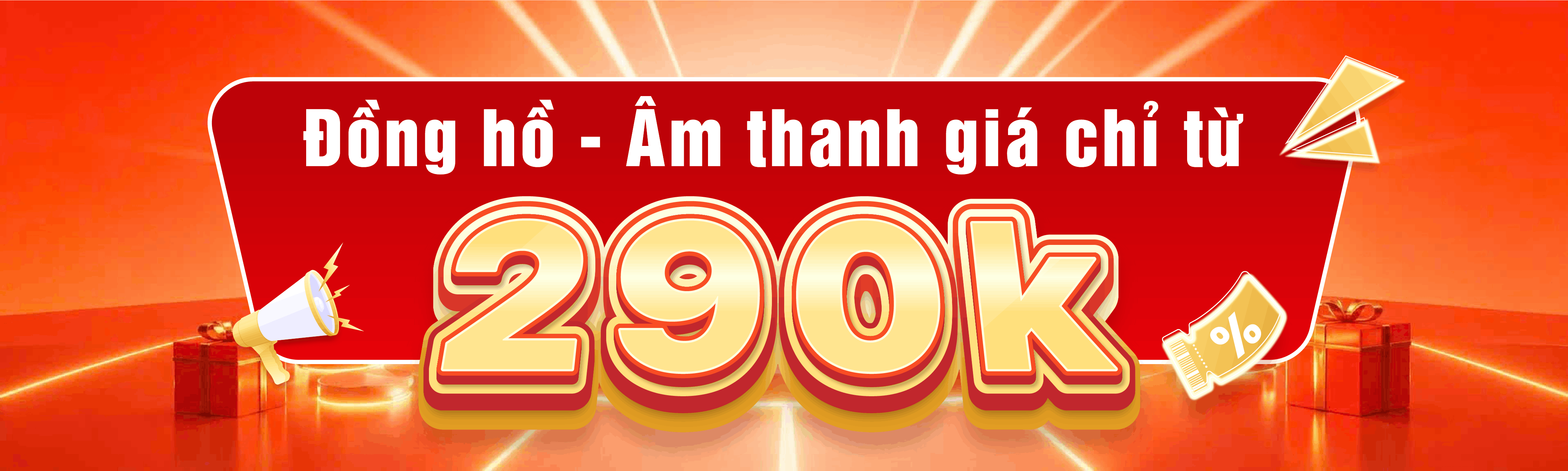 ĐỒNG HỒ - ÂM THANH GIÁ CHỈ TỪ 290K