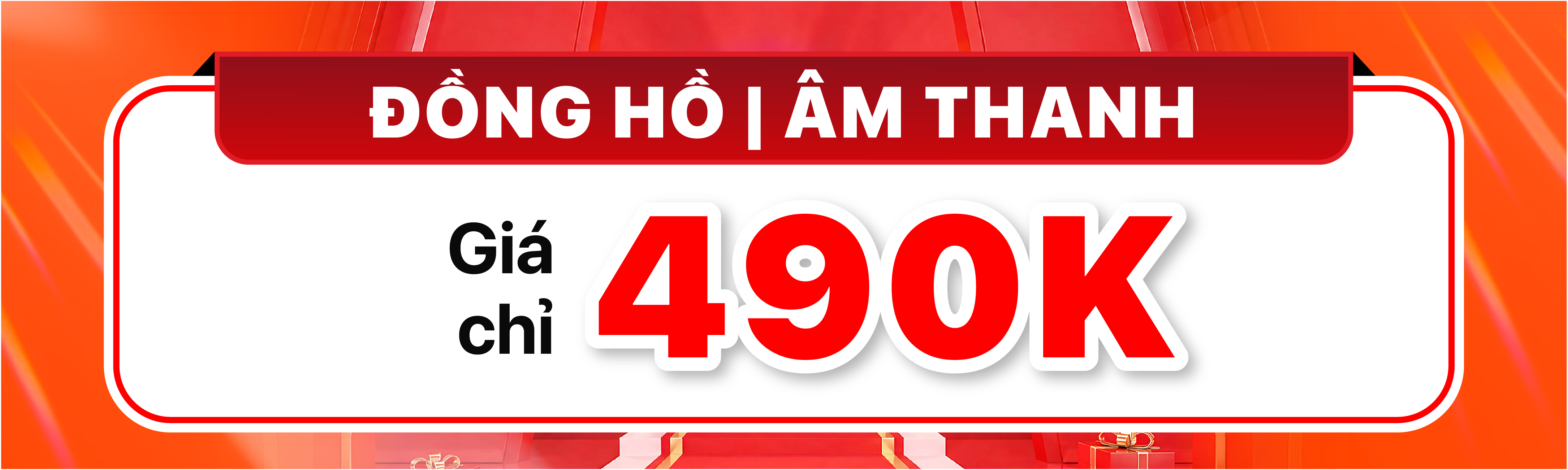 ĐỒNG HỒ | ÂM THANH GIÁ CHỈ 490K