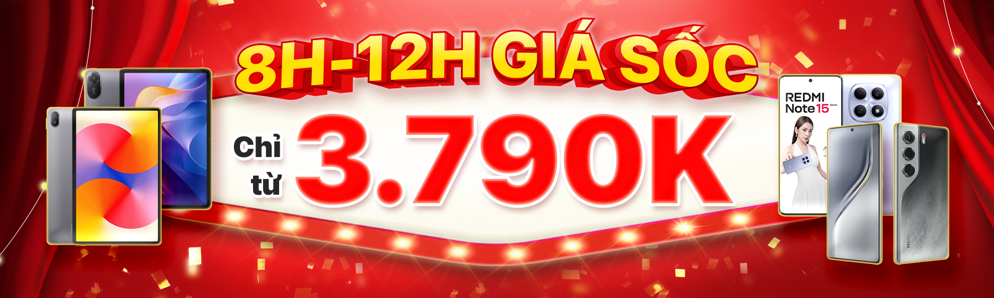 KHUNG GIỜ GIÁ SỐC 8H-12H