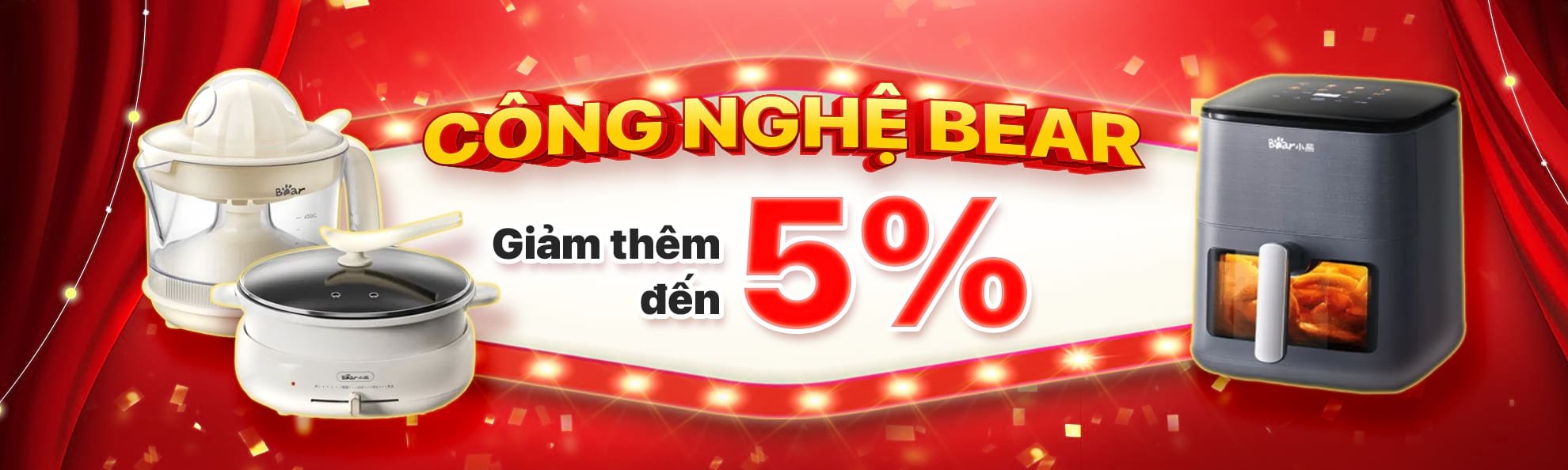 CÔNG NGHỆ BEAR GIẢM THÊM ĐẾN 5%