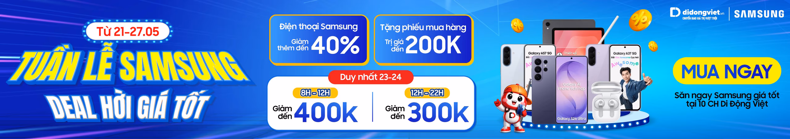 Tuần lễ Samsung - Deal hời giá tốt