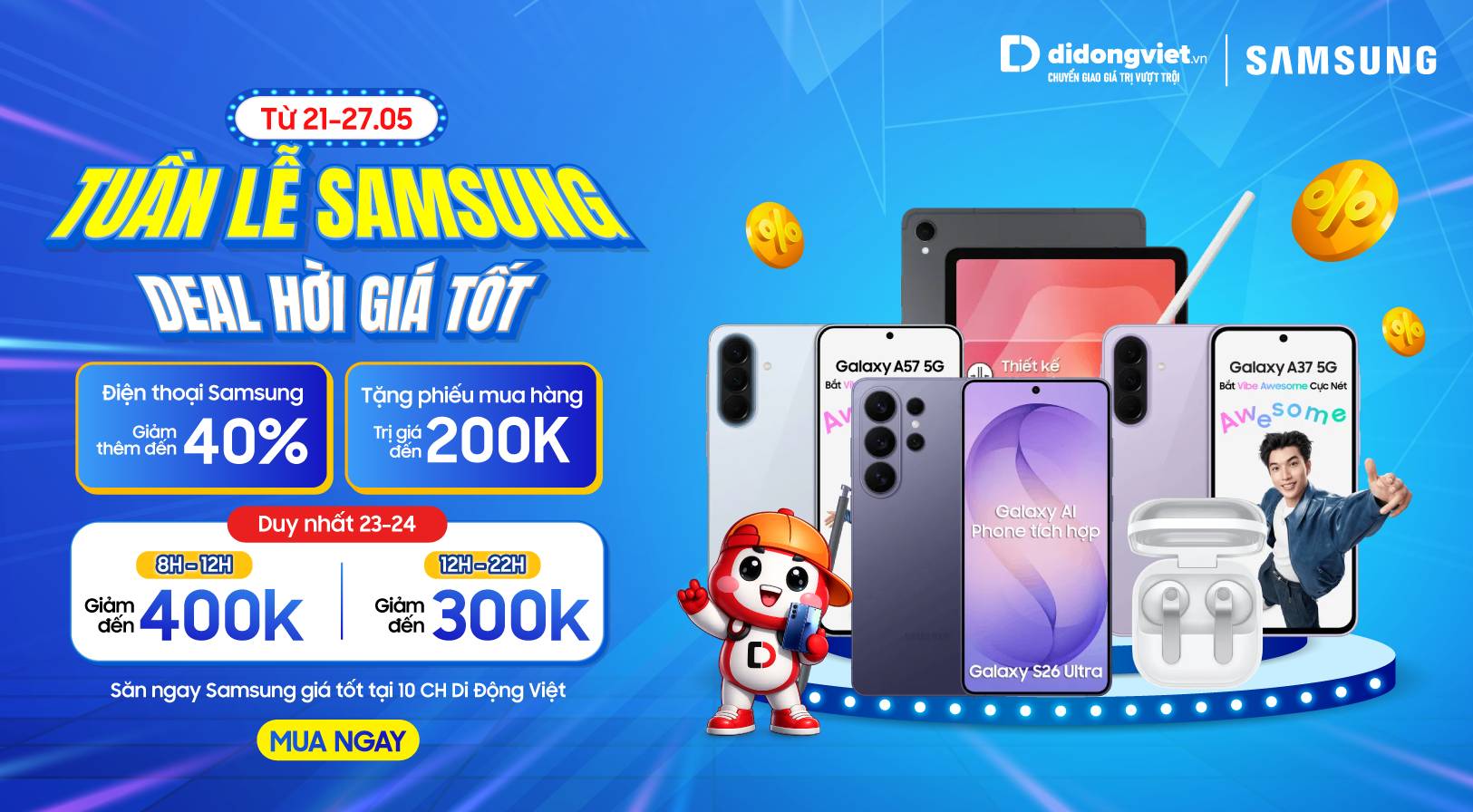 Tuần lễ Samsung - Deal hời giá tốt