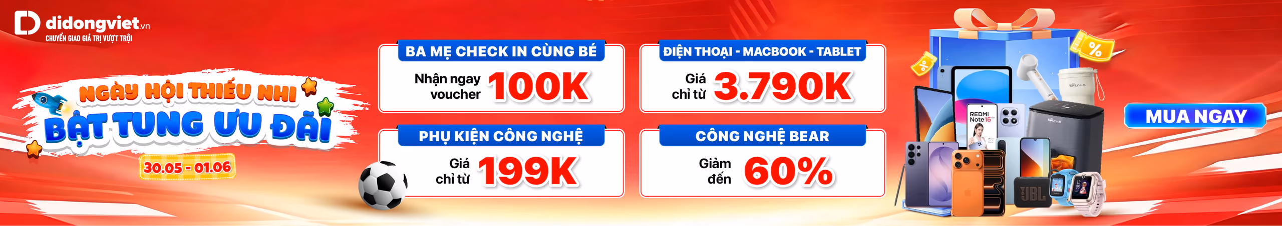 NGÀY HỘI THIẾU NHI - BẬT TUNG ƯU ĐÃI