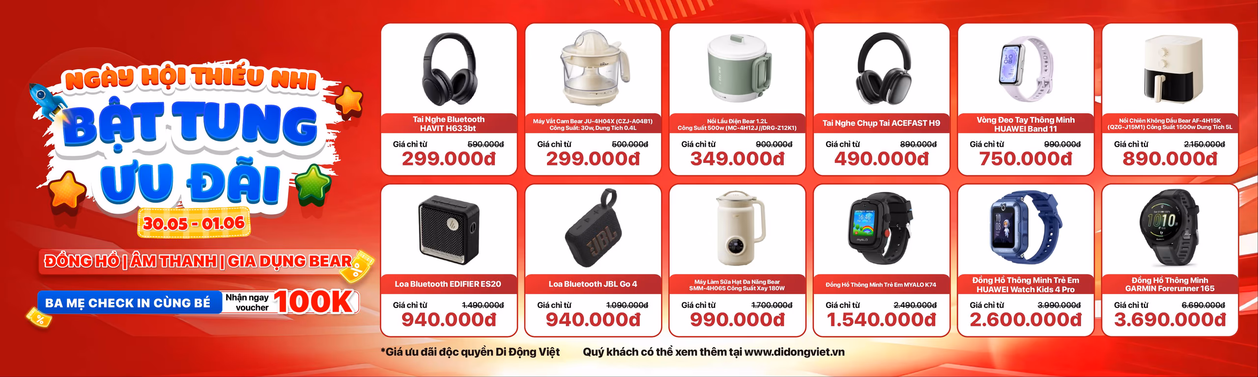 FLASHSALE THIẾT BỊ CÔNG NGHỆ - GIA DỤNG BEAR