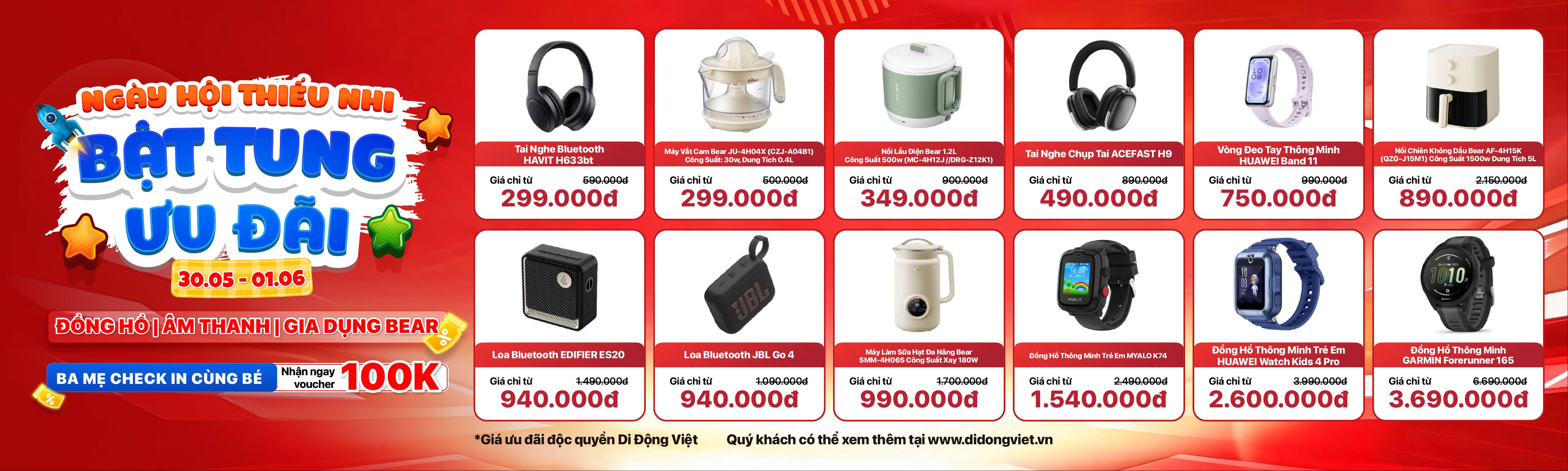 FLASHSALE THIẾT BỊ CÔNG NGHỆ - GIA DỤNG BEAR