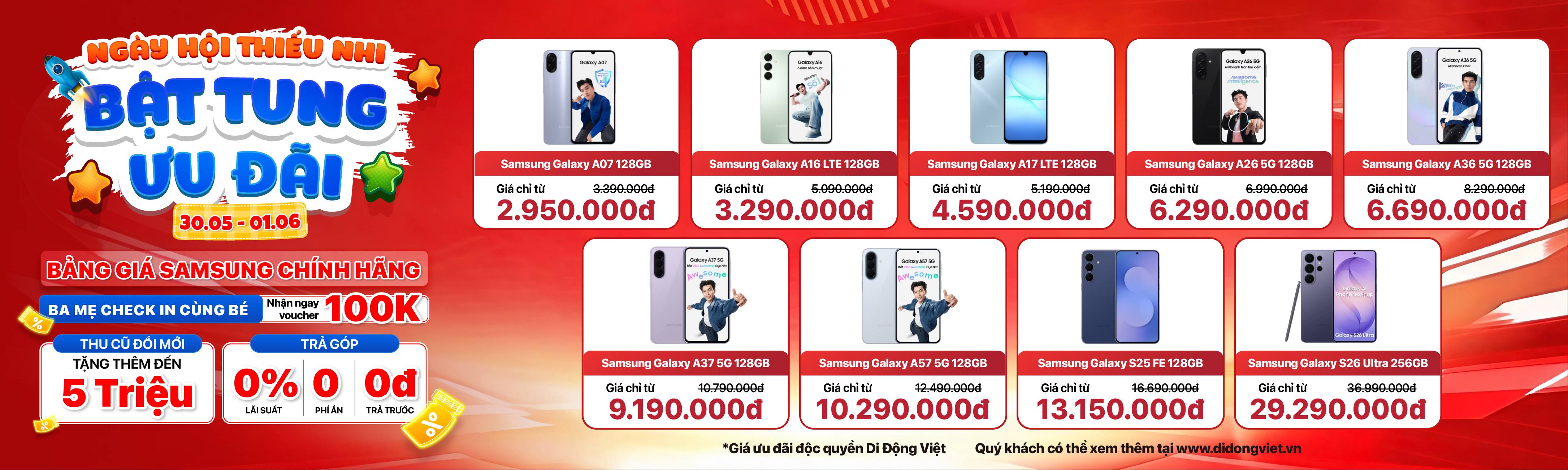 FLASHSALE SAMSUNG CHÍNH HÃNG
