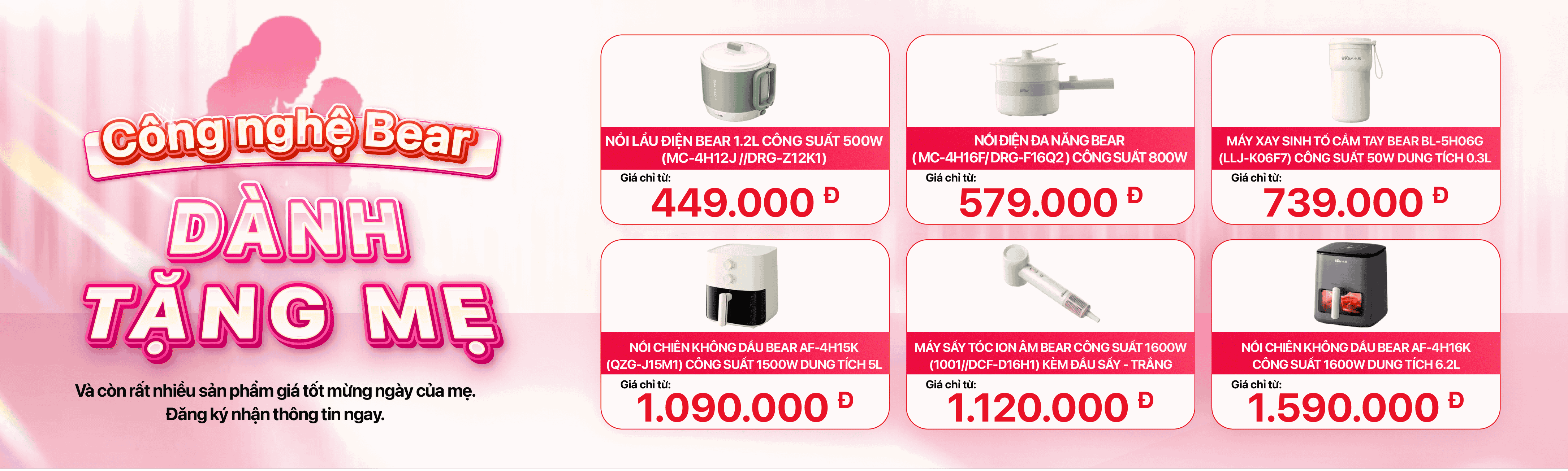 GIA DỤNG BEAR GIẢM ĐẾN 50%
