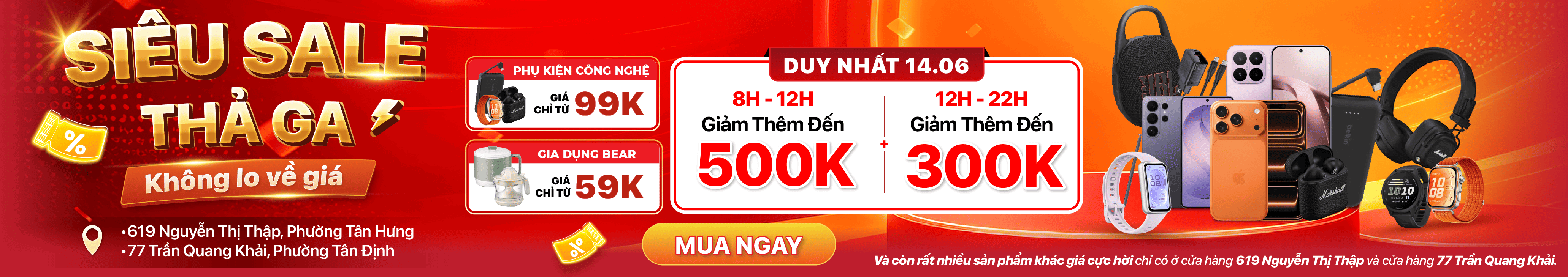 SIÊU SALE THẢ GA - KHÔNG LO VỀ GIÁ 