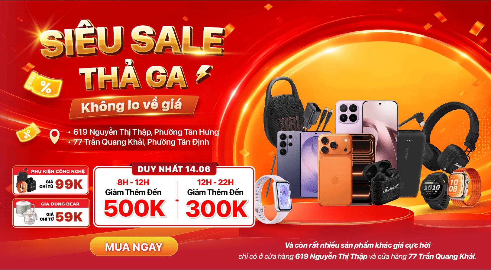 SIÊU SALE THẢ GA - KHÔNG LO VỀ GIÁ 