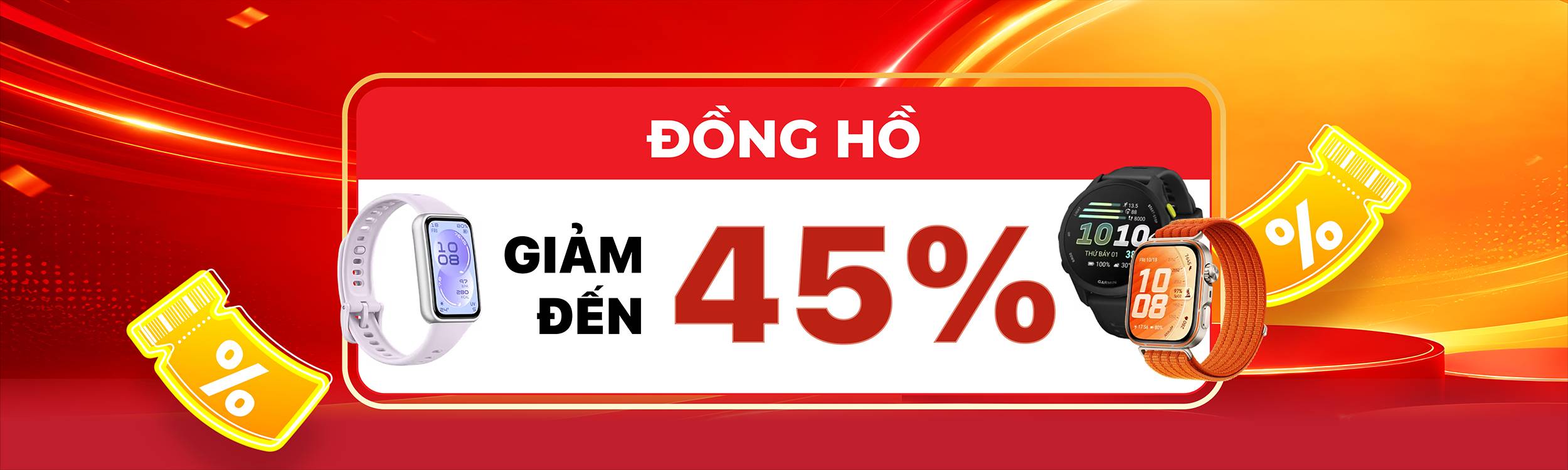 ĐỒNG HỒ GIẢM ĐẾN 45%
