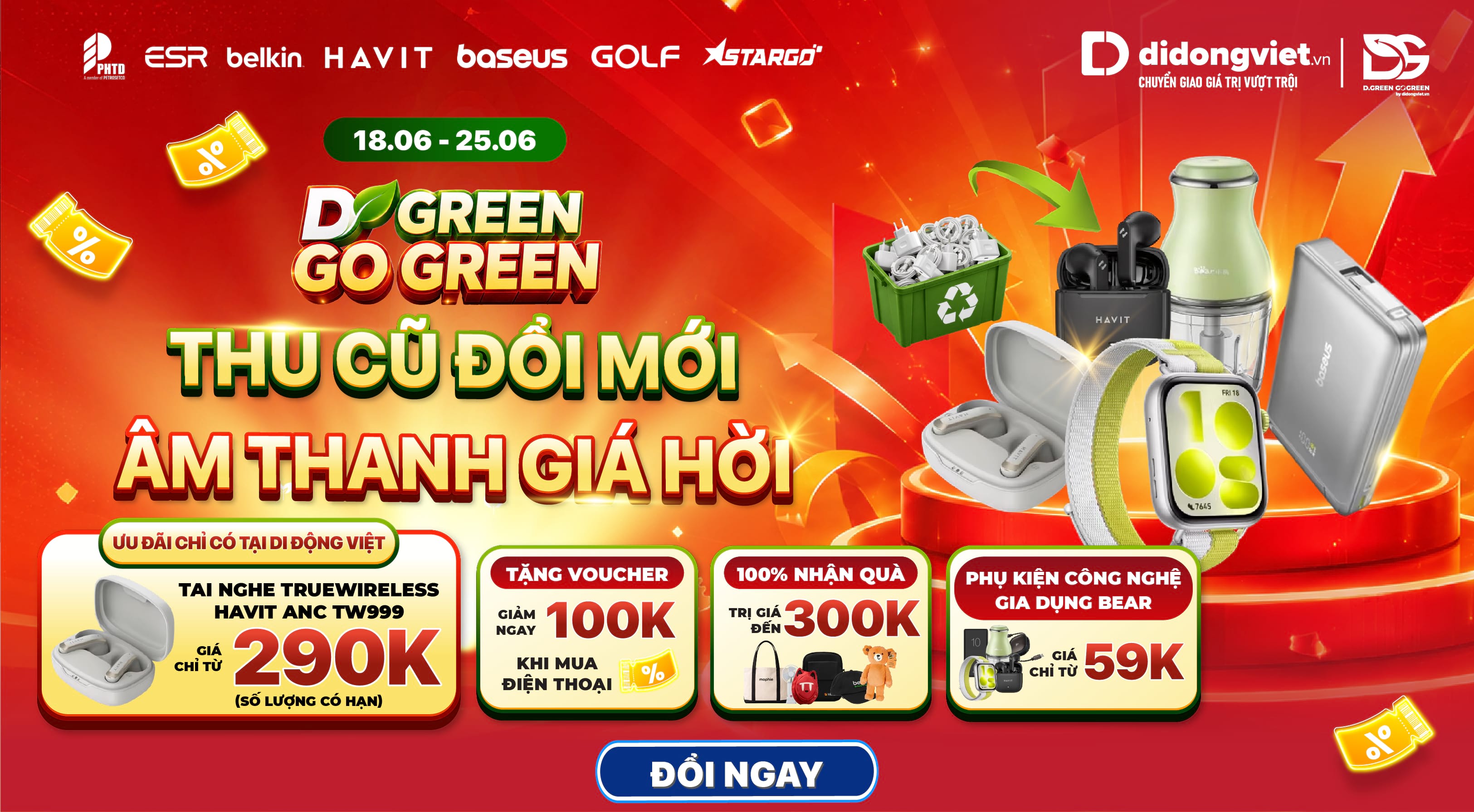 D GREEN GO GREEN - THU CŨ ĐỔI MỚI