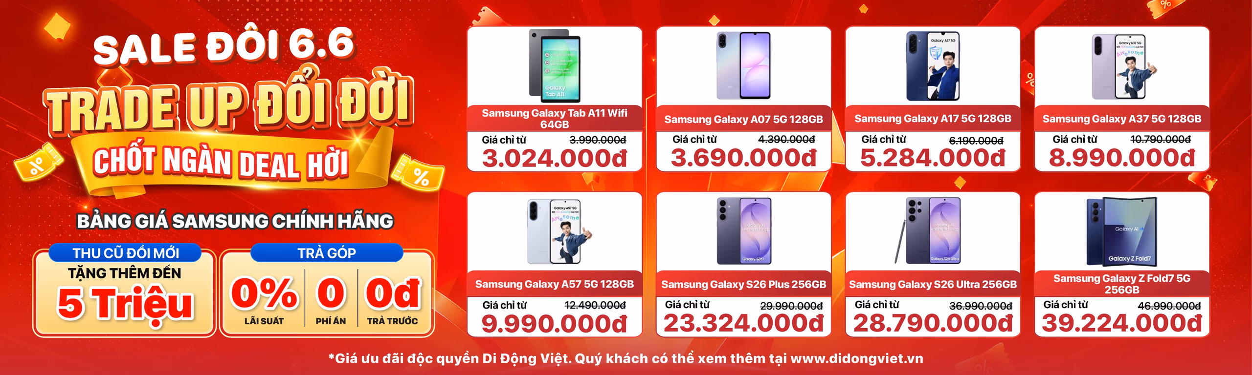 FLASHSALE SAMSUNG CHÍNH HÃNG
