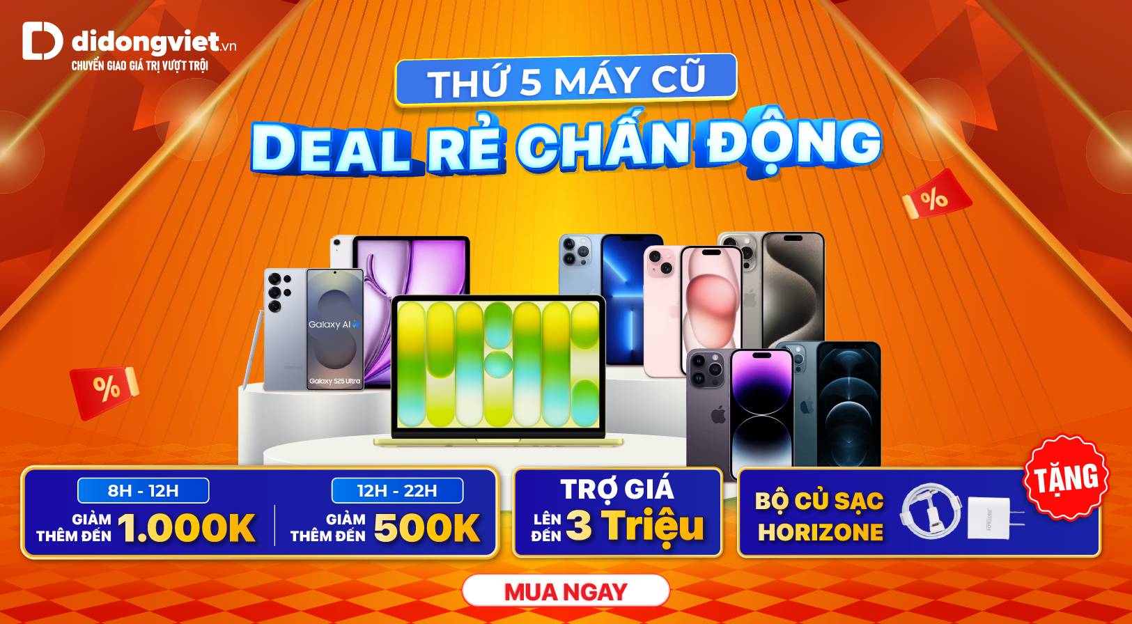 THỨ 5 MÁY CŨ - DEAL RẺ CHẤN ĐỘNG
