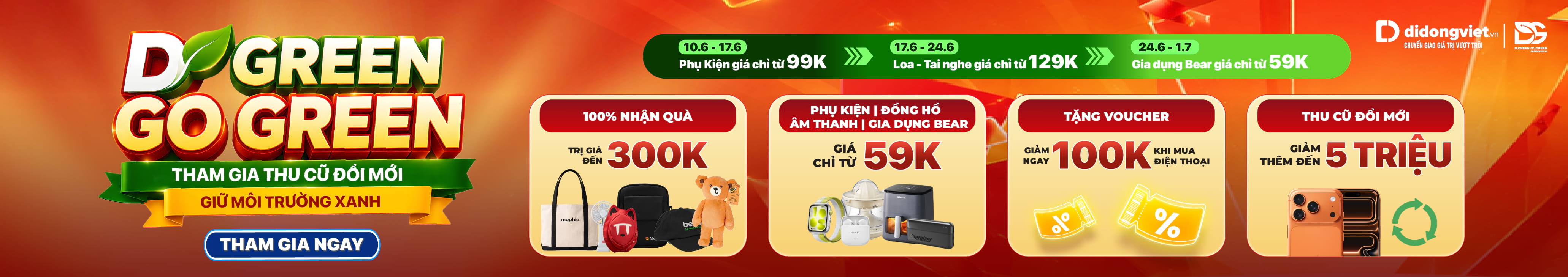 D GREEN GO GREEN - THU CŨ ĐỔI MỚI