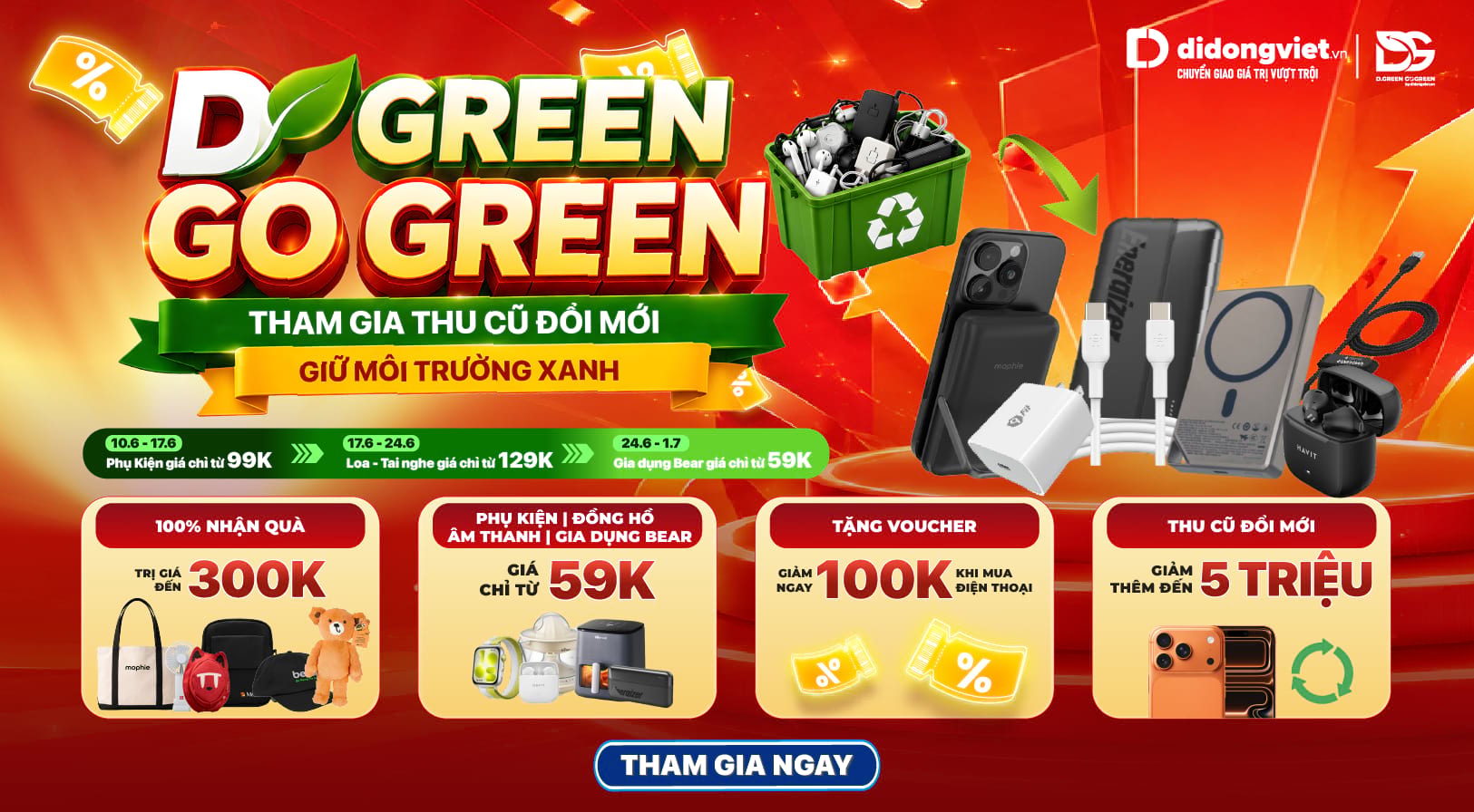 D GREEN GO GREEN - THU CŨ ĐỔI MỚI