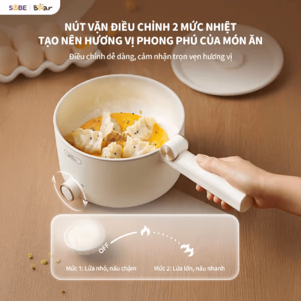 Nồi điện đa năng Bear 1.6L DRG-C16Z1 (MC-4H16G) - ảnh 4