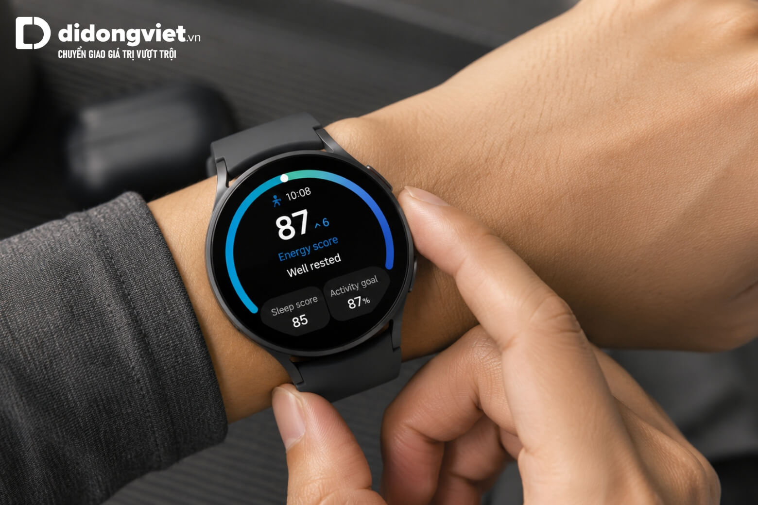 Tính năng Điểm năng lượng trên mặt đồng hồ Samsung Galaxy Watch9 LTE 44mm