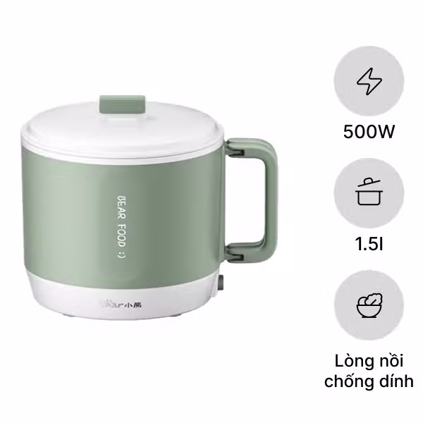 Nồi lẩu điện mini 1.2L Bear DRG-Z12K1