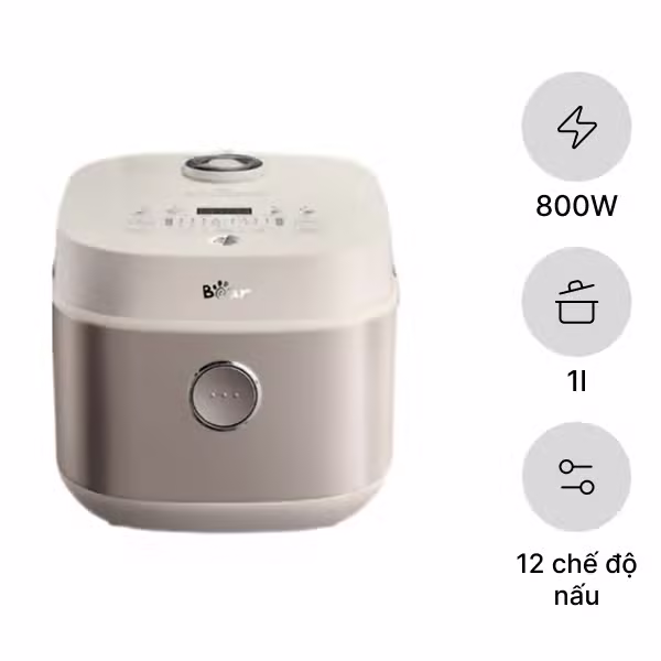 Nồi cơm điện 1L Bear RC-4H30S