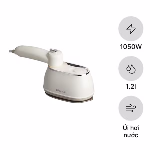 Bàn ủi hơi nước cầm tay 1050W Bear DYD-J10Q1