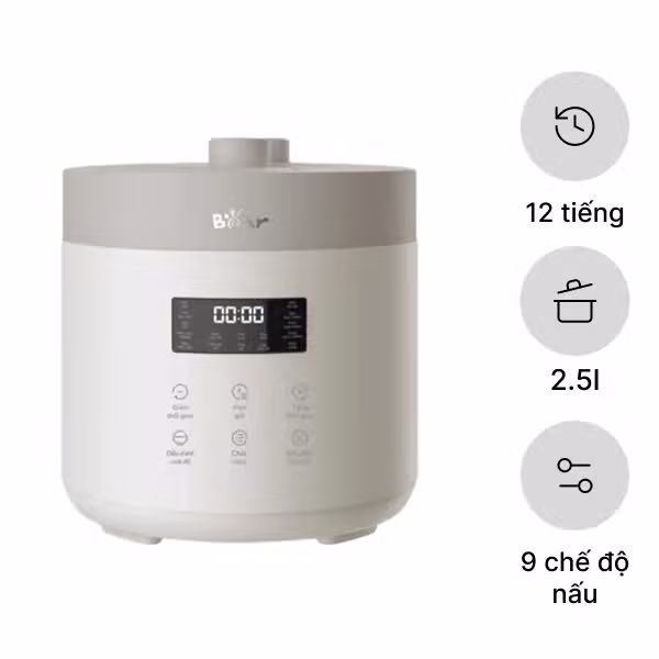 Nồi áp suất điện Bear 2.5L YLB-A25F1 (PC-4H25R)
