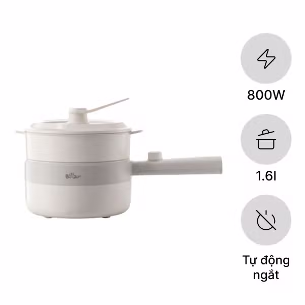 Nồi điện đa năng 1.6L 800W Bear DRG-F16Q2 (MC-4H16F) - ảnh 5