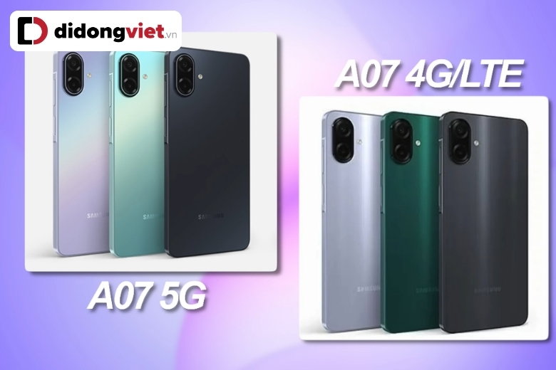 so sánh samsung a07 và a07 5g so sánh samsung a07 và a07 5g
