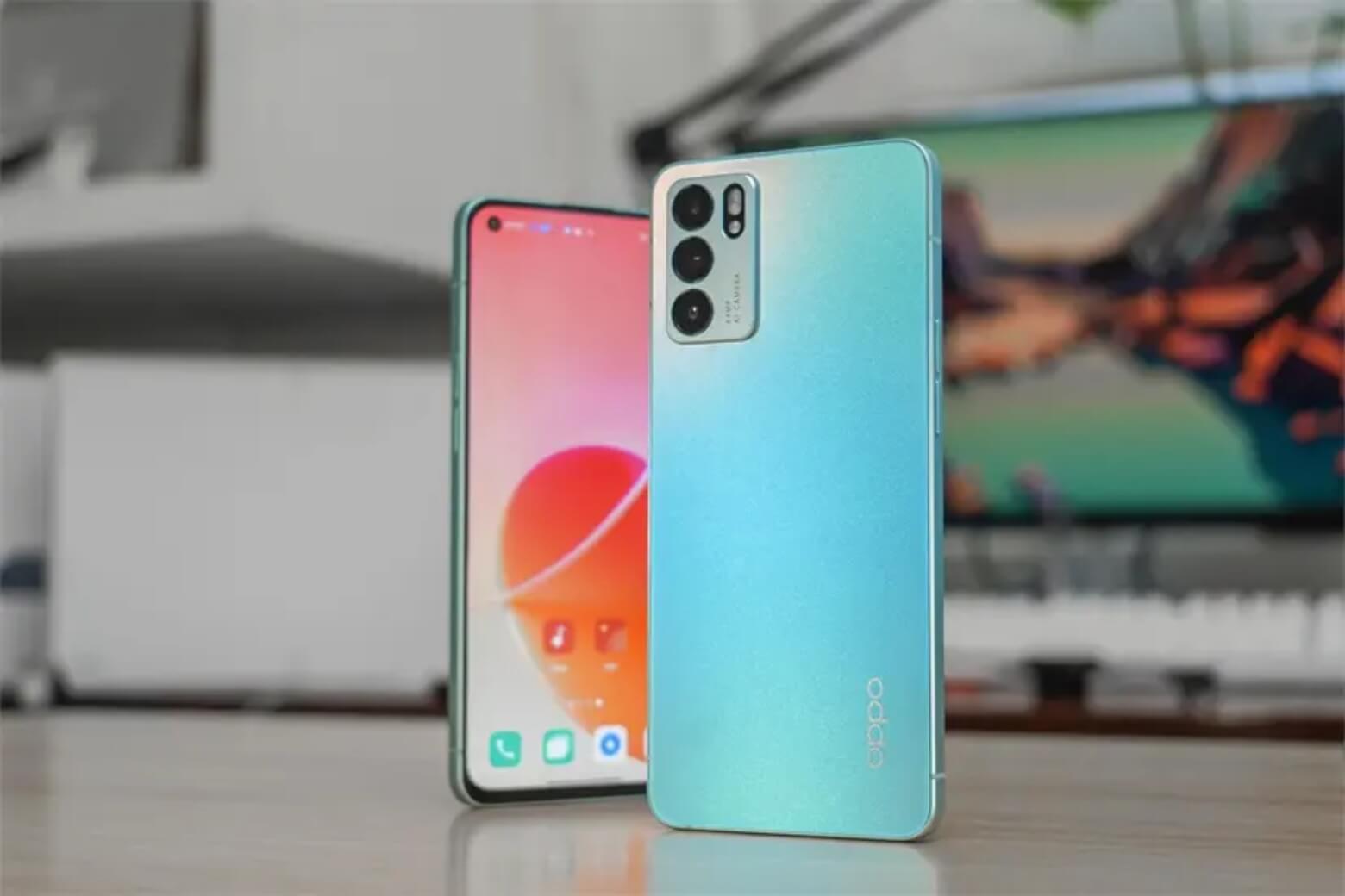 Mạng 4G LTE của OPPO Reno6 5G 8GB/128GB