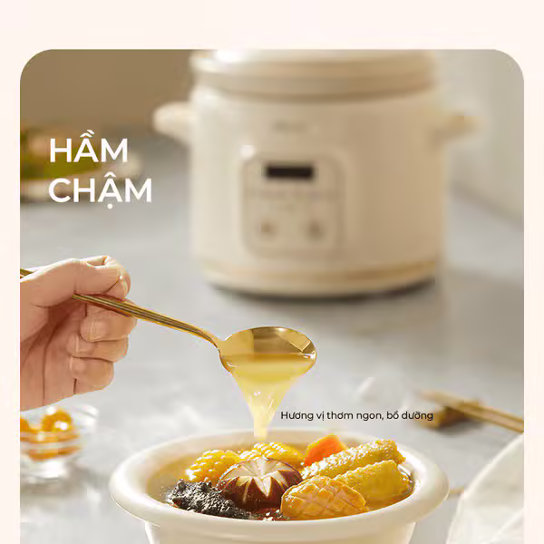 Nồi nấu chậm 2L 175W Bear SC-4H20Q (DDG-E20M1) - ảnh 3