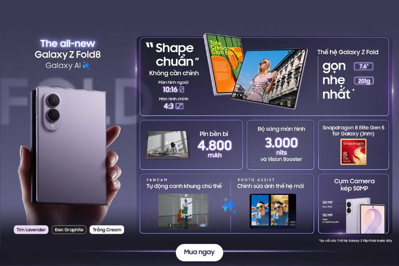 đánh giá z fold8 512gb có gì đánh giá z fold8 512gb có gì