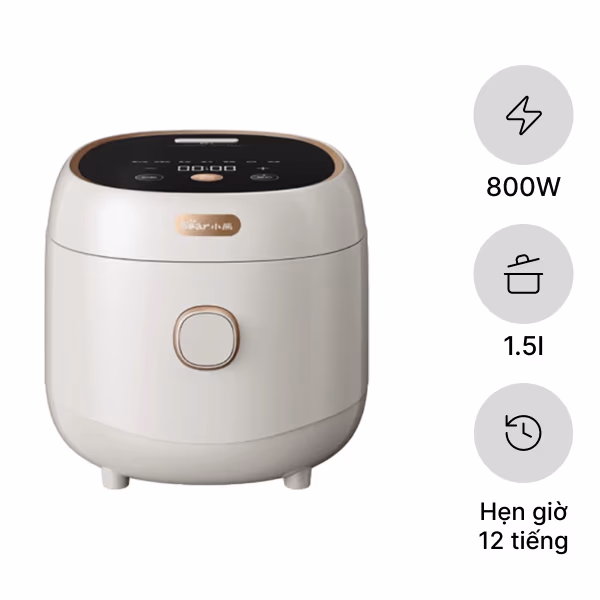 Nồi cơm điện 4L (1.5L VN) 800W Bear RC-4H40E (DFB-C40K6) - ảnh 1