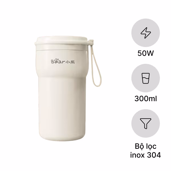 Máy xay sinh tố 0.3L 50W Bear BL-5H06G (LLJ-K06F7) - ảnh 1