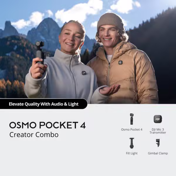 Camera DJI Osmo Pocket 4 Creator Combo - ảnh 3