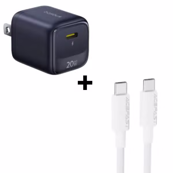 Bộ Combo cáp sạc Baseus-Acefast 20W USB-C to USB-C (FN22 + C18-03)