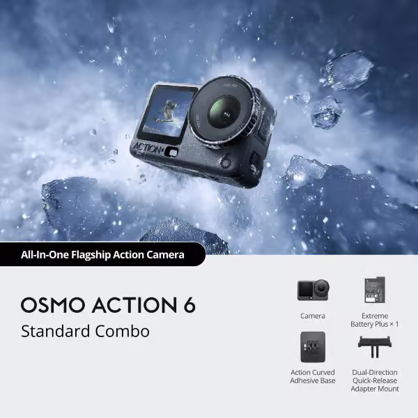 Camera hành động DJI Osmo Action 6 Standard Combo - ảnh 2