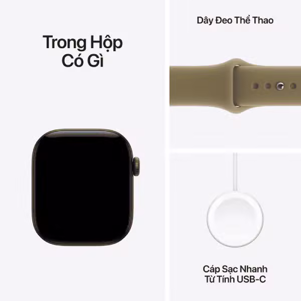 Apple Watch Series 12 42mm (5G) Viền nhôm - Dây cao su S/M - ảnh 8
