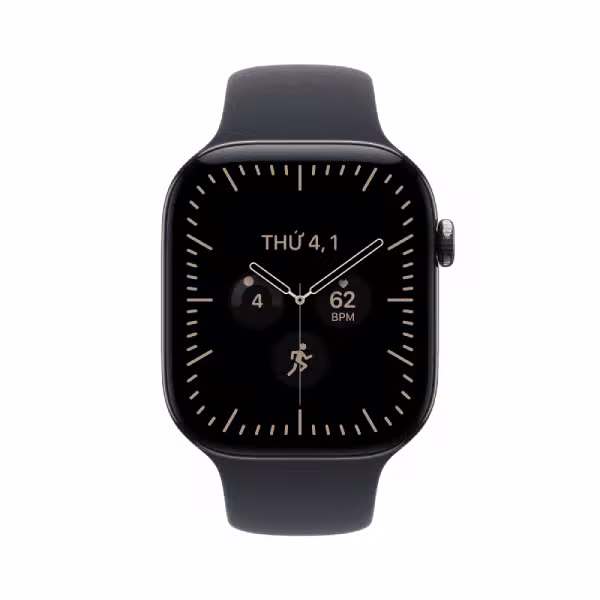 Apple Watch Series 12 42mm (5G) Viền titan - Dây cao su S/M - ảnh 2