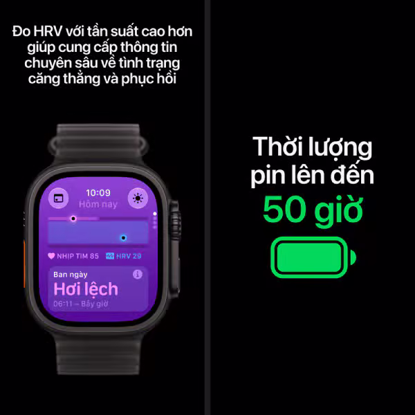 Apple Watch Ultra 4 (2026) 49mm (5G) Viền titan - Dây trail S/M - ảnh 5