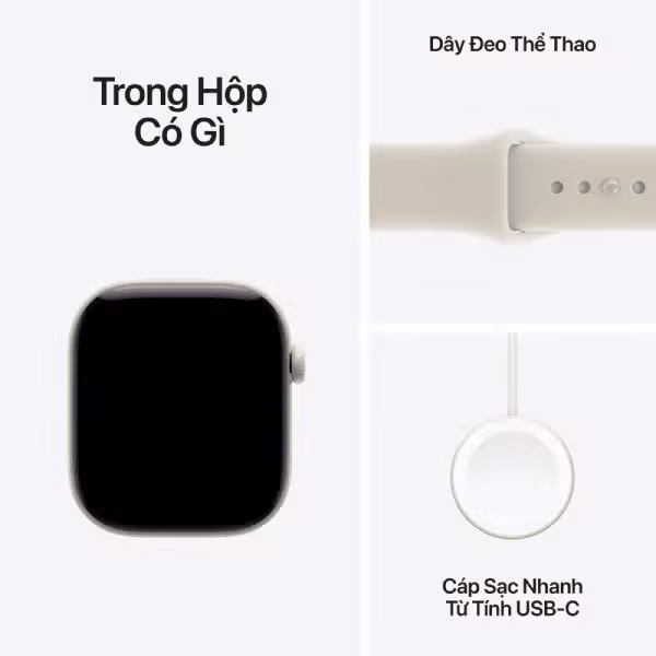 Apple Watch Series 12 46mm (5G) Viền gốm - Dây cao su S/M - ảnh 8