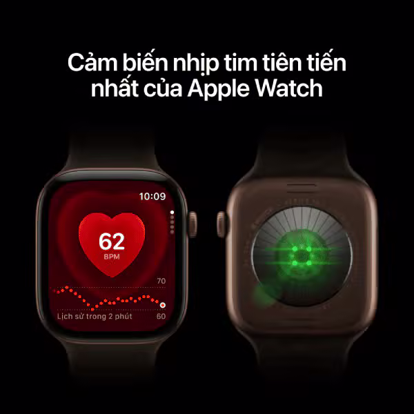 Apple Watch Series 12 42mm (5G) Viền titan - Dây cao su M/L - ảnh 3