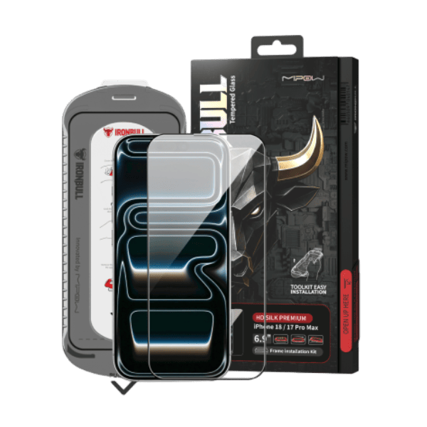 Kính cường lực iPhone 18 Pro Max Mipow IronBull HD - ảnh 1