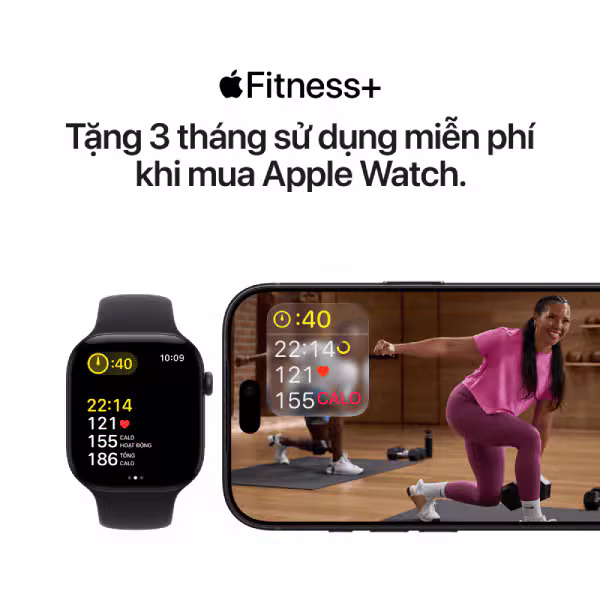 Apple Watch SE 3 2026 40mm (GPS) Viền nhôm - Dây cao su M/L - ảnh 9