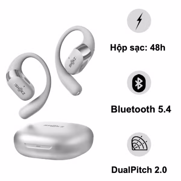 Tai nghe không dây Shokz OpenFit 2 Plus - ảnh 1