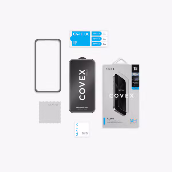 Kính cường lực iPhone 18 Pro Max UNIQ Optix HD Covex Clear - ảnh 4