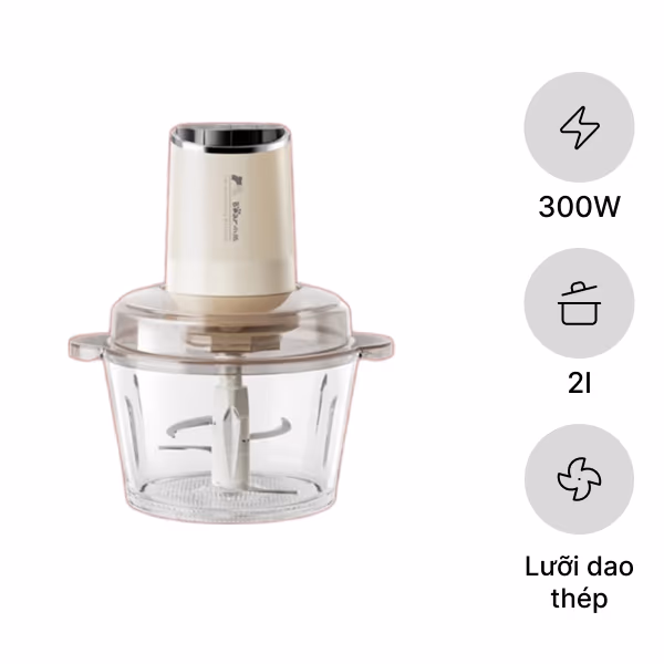 Máy xay đa năng 2L 300W Bear CH-5H03L (QSJ-F03T2) - ảnh 1