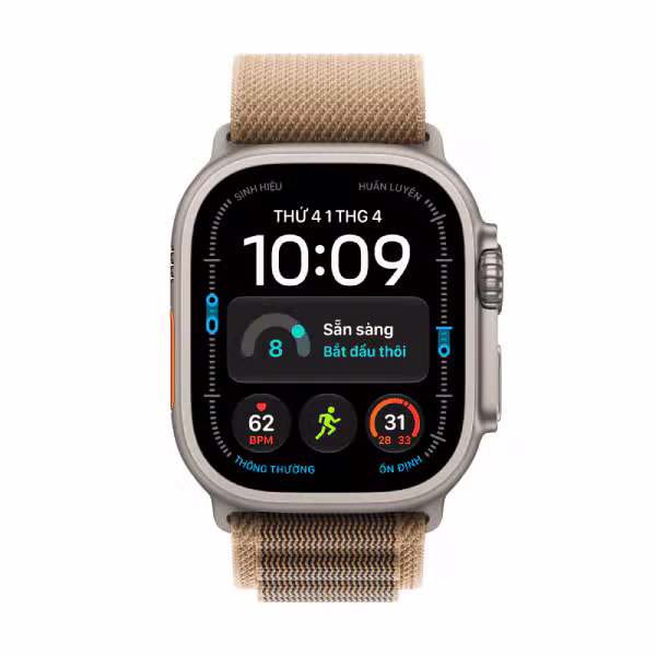 Apple Watch Ultra 4 (2026) 49mm (5G) Viền titan - Dây alpine S - ảnh 2