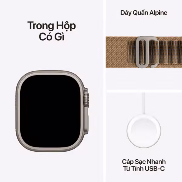Apple Watch Ultra 4 (2026) 49mm (5G) Viền titan - Dây alpine S - ảnh 8