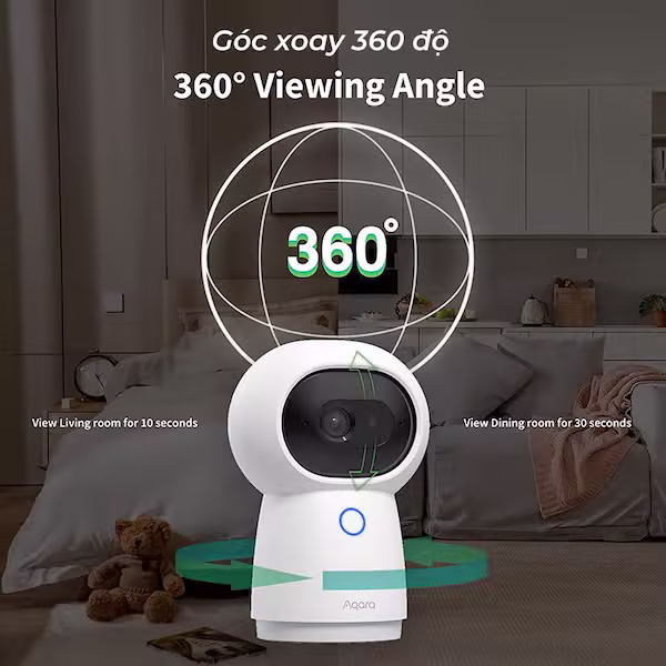 CAMERA XOAY 360° AQARA G3 2K - ảnh 3